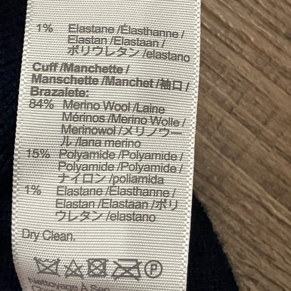 Madewell Women’s Merino Wool Pullover Sweater in Navy - Picture 7 of 9